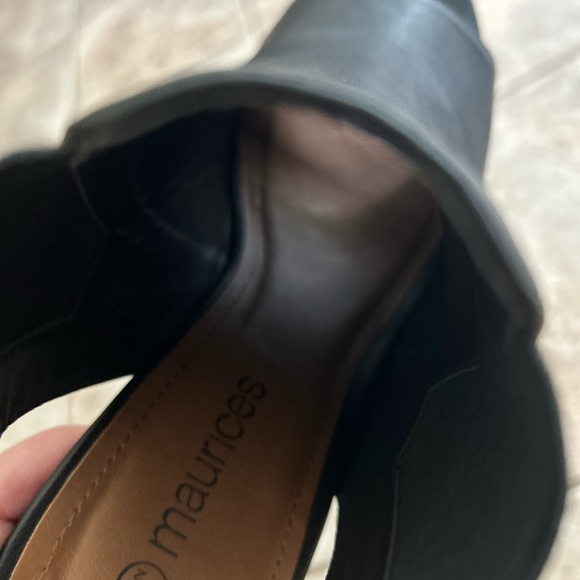 Maurice's open toe slip on booties - Picture 6 of 9